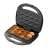 Adler AD 3071 Cookie Oreshki Maker Walnut, black, open, with cookies