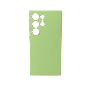 Zöld szilikon tok Samsung Galaxy S24 Ultra telefonhoz - Cellect