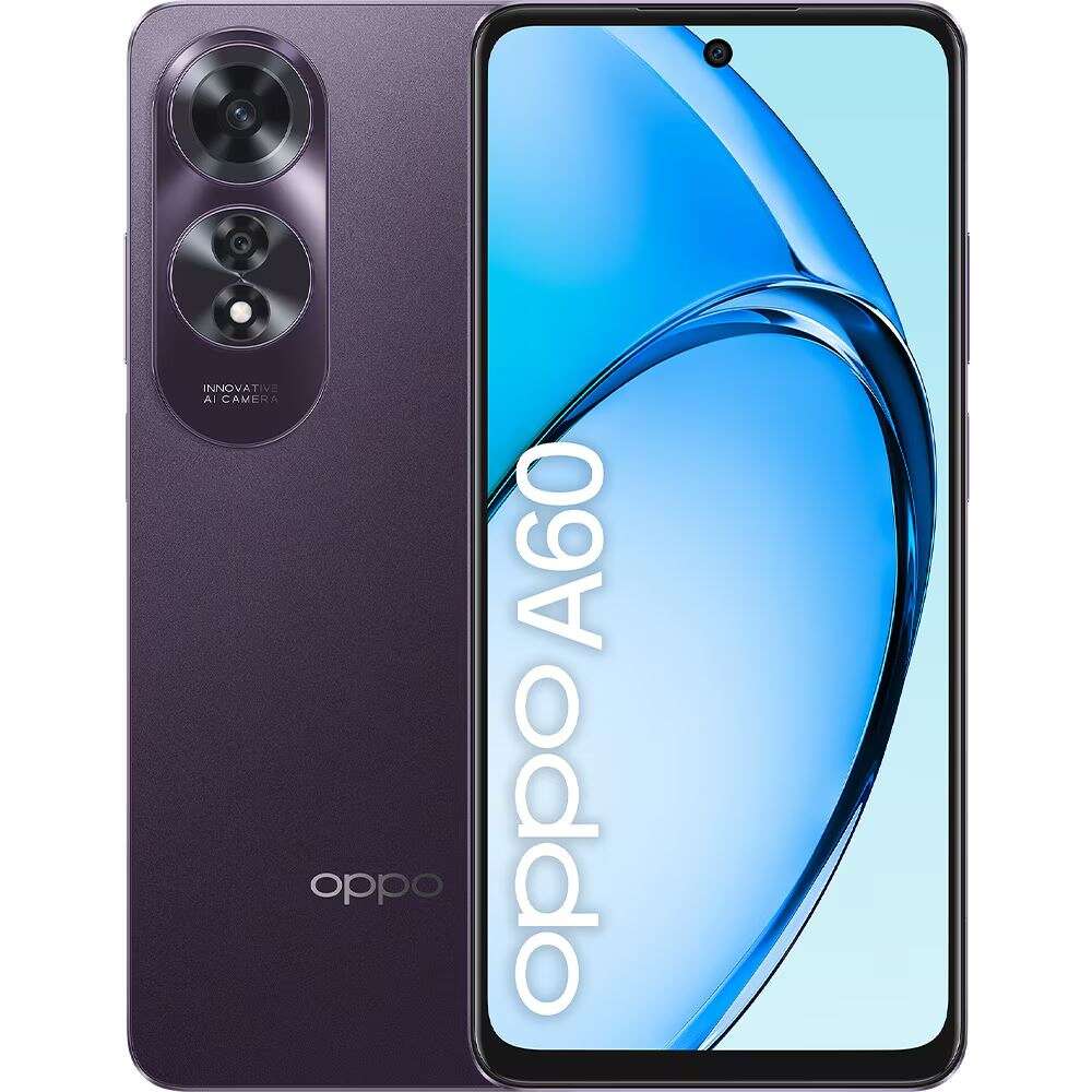 Oppo a60 8/256gb dual-sim mobiltelefon lila
