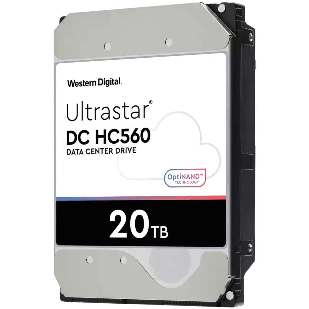 Western digital 20tb wd ultrastar dh hc560 7200rpm 512mb ent. (0f38785)
