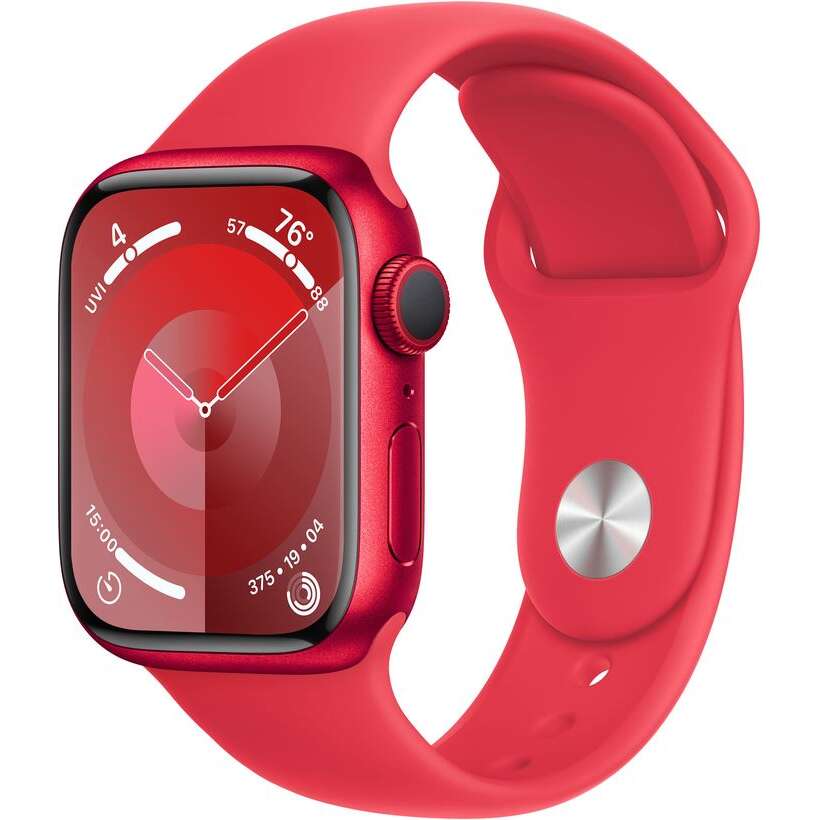 Apple watch series 9 (gps + cellular) 41mm (product)red alumínium...