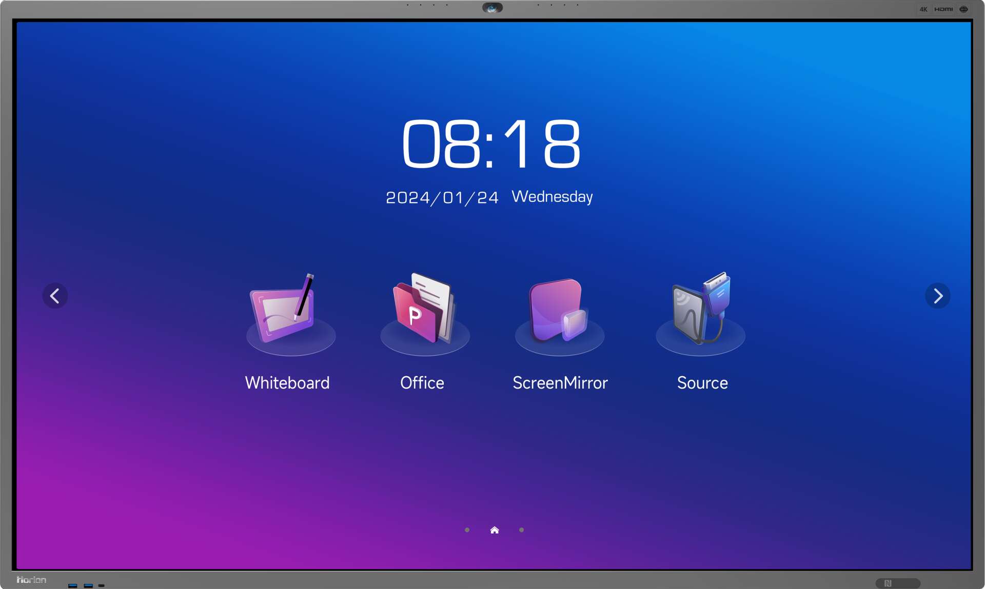 Horion 75" M6APRO 18/7 Android 8GB/128GB, Interaktív kijelző