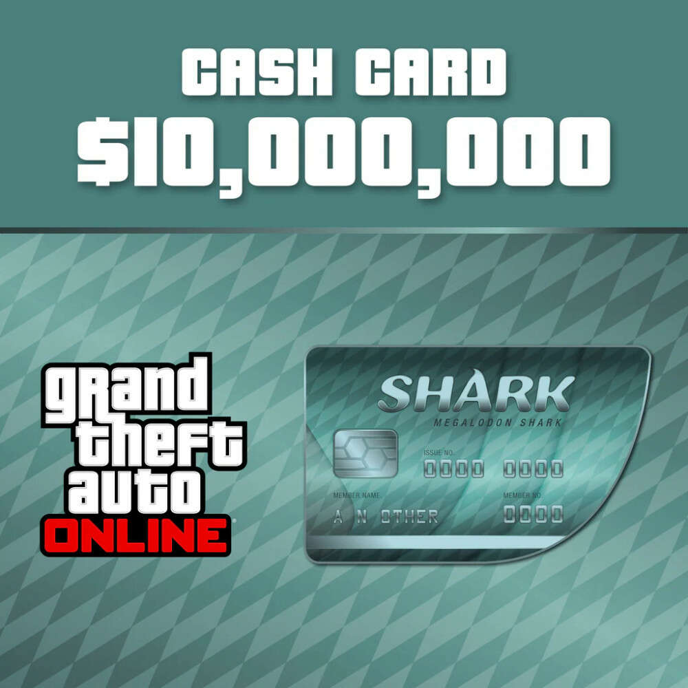 Grand theft auto online - megalodon shark cash card ($10,000,000) (eu)
