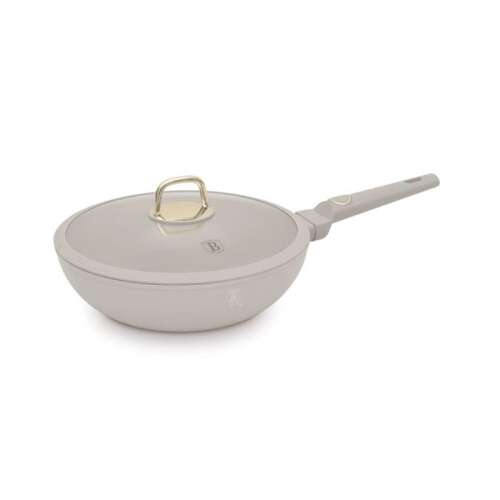 Berlinger Haus Sahara Collection 28 cm wok fedővel, titán bevonattal, tapadásmentes, indukciós főzőlapra is alkalmas - Otthon és kert