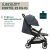 Chicco Goody XPlus stroller suitable from newborn up to 22 kg with reclining backrest and adjustable footrest
