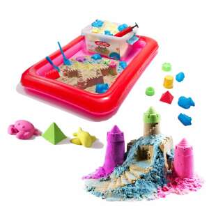 Icon 2 kg Kinetic sand in box with shapes - Blue