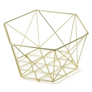 Ambition Decor - Fém Gyümölcskosár - Arany - 29 cm 145516887 - Gyümölcskosár