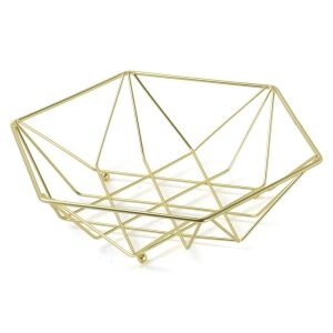 Ambition Decor - Fém Gyümölcskosár - Arany - 26 cm 145516734 - Gyümölcskosár