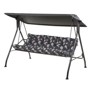 Patio Marbella hintaágy fehér virágos 145516415 - Hintaágy & Hintaszék