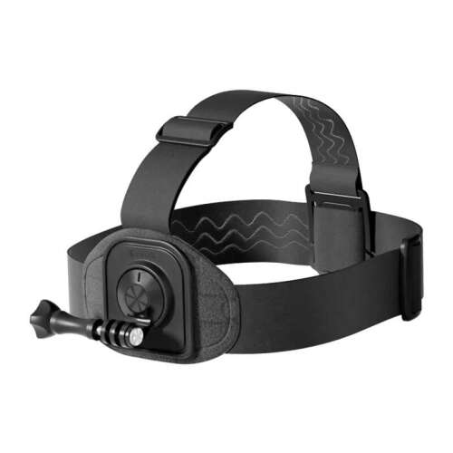 Insta360 Head Strap for action cameras, black, adjustable, comfortable, secure fit, first person view, POV, helmet mount, GoPro compatible