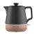 Concept RK0062 ceramic electric kettle, anthracite and wood design
