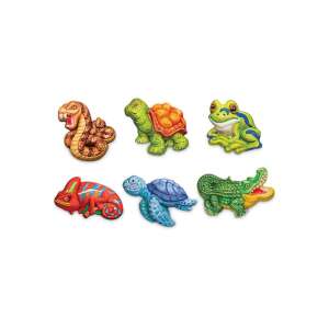 6 боядисани магнити за влечуги и земноводни, направени с комплекта за моделиране и боядисване, 4M - Тост на върха
