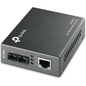 TP-Link MC100CM Fast Ethernet Media Converter, network device for converting fiber optic signals to copper Ethernet signals - TP-Link