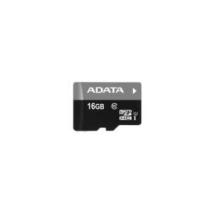 ADATA 16GB SD micro (SDHC Class 10 UHS-I) (AUSDH16GUICL10-RA1) memória kártya adapterrel