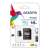 ADATA Premier 16GB microSDHC memory card with adapter, UHS-I Class 10, for smartphones, tablets, cameras, and other devices