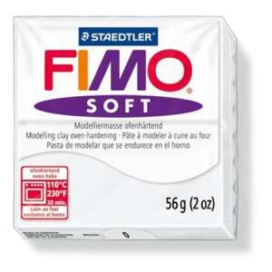 Staedtler Fimo Soft White Polymer Clay, 56g - Fimo