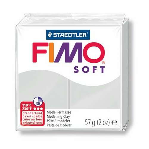 Fimo Soft égethető fehér gyurma (56 g)
