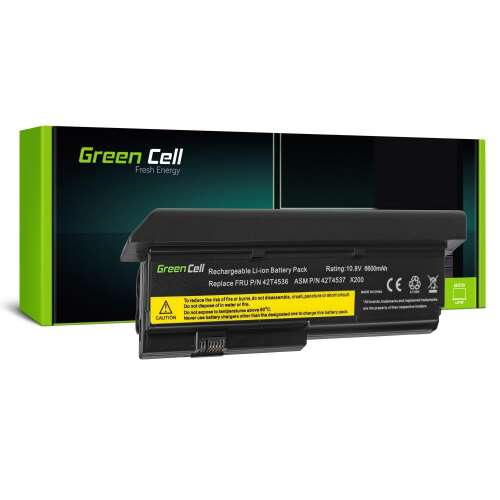 Green Cell Lenovo IBM Thinkpad X200 7454T X200 745 notebook akkumulátor 37314563