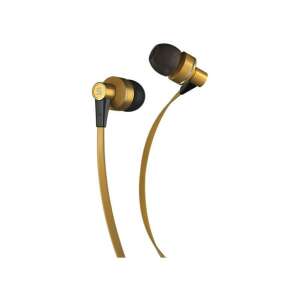 Sencor SEP 300 GOLD in-ear headphones with microphone, gold color - Sencor