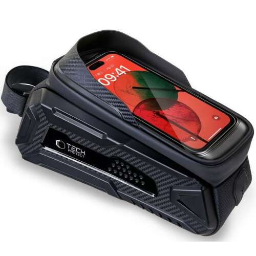 TP V2 Bike "L" 7" vízálló kerékpár telefontartó napellenzővel, fekete