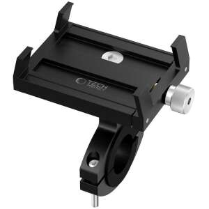 Schwarzer Tech Protect Fahrradhalter für Lenker, 62-105 mm, 360 Grad Drehung - Handyhalterungen für Fahrräder & Motorräder