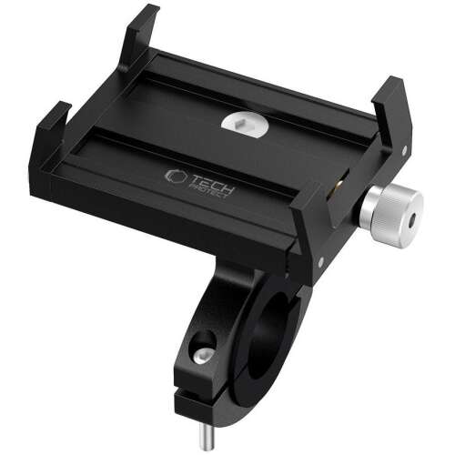 Schwarzer Tech Protect Fahrradhalter für Lenker, 62-105 mm, 360 Grad Drehung