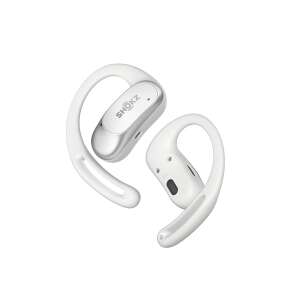 Shokz OpenFit Air True Wireless Bluetooth Headphones in White - Headphone and Bluetooth Speaker