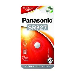 Panasonic SR927 ezüst-oxid elem, 1,55V, 60mAh - Panasonic