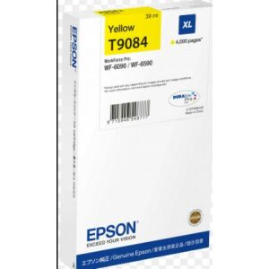 Epson T9084 Gelbe Tintenpatrone - Hohe Ergiebigkeit - Bürobedarf
