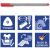 Staedtler "Triplus Flamingo" 0,3 mm, sada 6 ihličkových fixiek s plameniakom 57443601