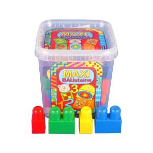 Maxi Bausteine blocuri de construcție pentru copii, blocuri mari din plastic, colorate și educative - Jocuri de constructie - Lego