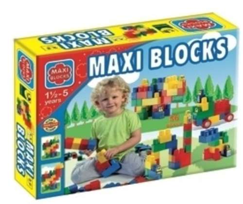 Maxi Blocks 56 darabos építőkocka készlet gyerekeknek, 1 1/2-5 éves korig
