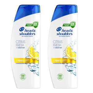 Head &amp; Shoulders Citrus Fresh Shampoo 2x400ml 101955255 - Shampoo
