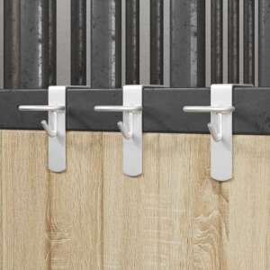 vidaXL 3 db horganyzott acél vödörkampó, lóistálló kampó vödrök, etetők és vizes vödrök felakasztásához - Sertés