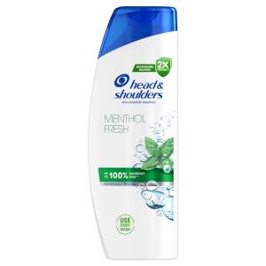 Head & Shoulders Menthol Fresh Anti-Dandruff Shampoo, 400ml bottle