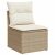 Polyrattan Kerti Ülőgarnitúra - 5 részes - Bézs 101971669