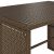 vidaXL Kerti Étkezőgarnitúra - 3 részes - Barna Polyrattan 101966545