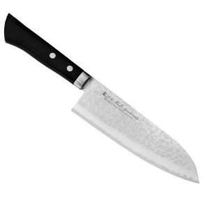 Satake Unique Sai Japanese Damascus Santoku Knife 17cm