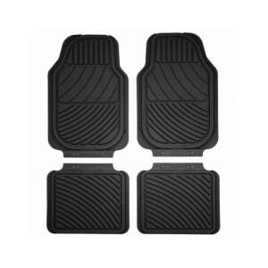 Covorase auto universale, 4 buc din cauciuc durabil, Negru 101981689 - Instrument de îngrijire a mașinii