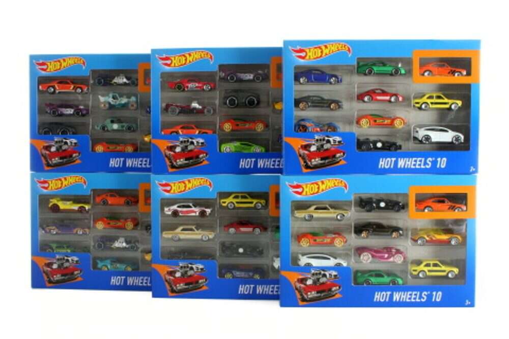 E-shop Hot Wheels Kisautók: 10 Darabos Szett
