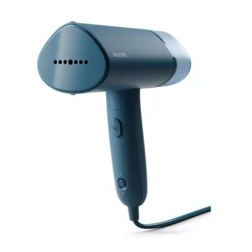 Philips 3000 Series Handdampfer, blau, schräger Blick