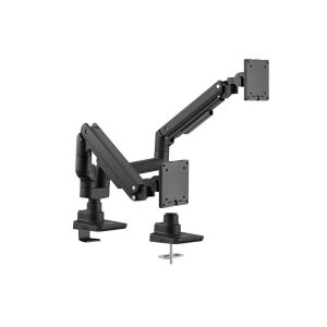 Equip Monitor Asztali konzol, 650182 (17"-35", 2 monitor, dönthető, forgatható, Max.: 2x20kg, fekete) 134352383