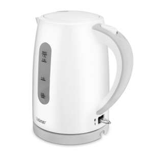 Zelmer ZCK7616S 1.7L white-grey electric kettle, 3/4 view - Zelmer