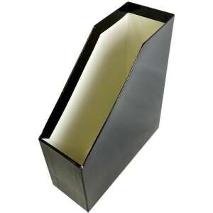 Fekete Fortuna irattartó papucs, 90 mm-es gerincszélességgel, dokumentumok, mappák és papírok rendezéséhez - Fortuna