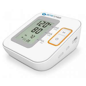 ORO-MED ORO-N2BASIC LCD, 220 - 400 mm white blood pressure monitor, angled view - Blood pressure monitor