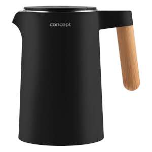 Concept RK3301 electric kettle, black with wooden handle - Concept