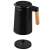 Concept RK3301 electric kettle with base, black with wooden handle
