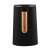 Back view of Concept RK3301 electric kettle, black with wooden handle