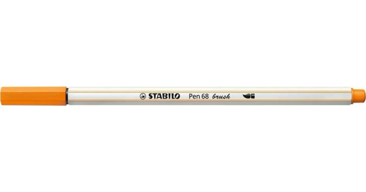 STABILO "Pen 68 brush" orange brush shade
