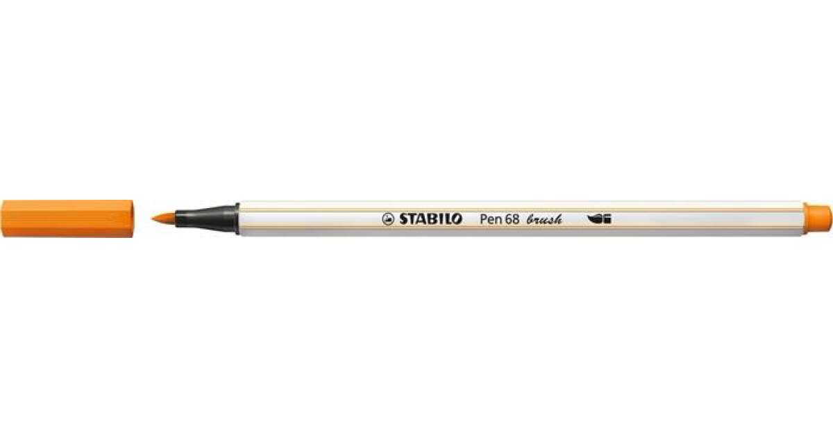 STABILO "Pen 68 brush" orange brush shade